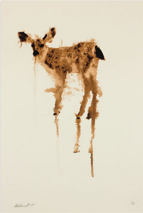 Nicole Tattersall 'Deer On The Run' Print Available