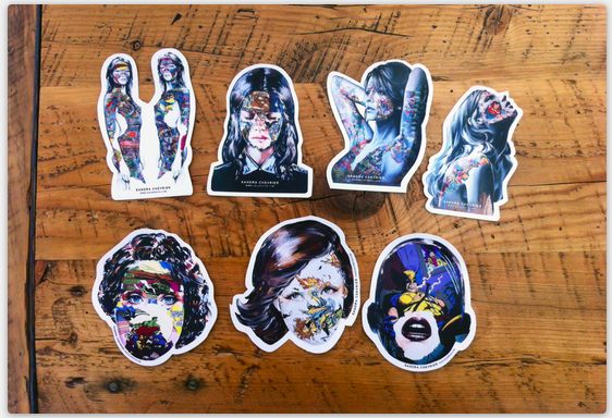 Sandra Chevrier 'Sticker Pack' Available