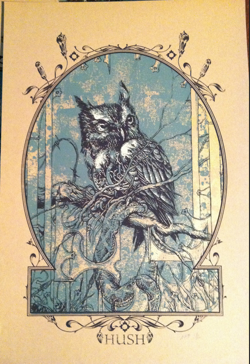 Jeremy Hush 'Wisdom + Faulty' Design Print Available
