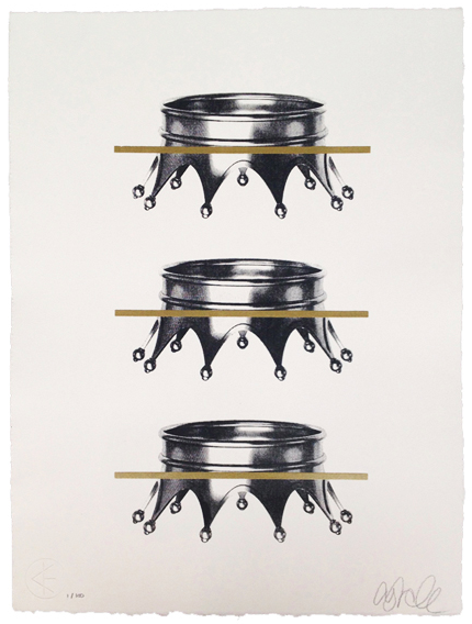 Cyrcle 'Turn That Crown Upside Down' Print Available