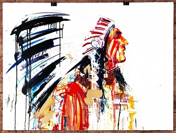 Dave White 'Warrior III' Print Available