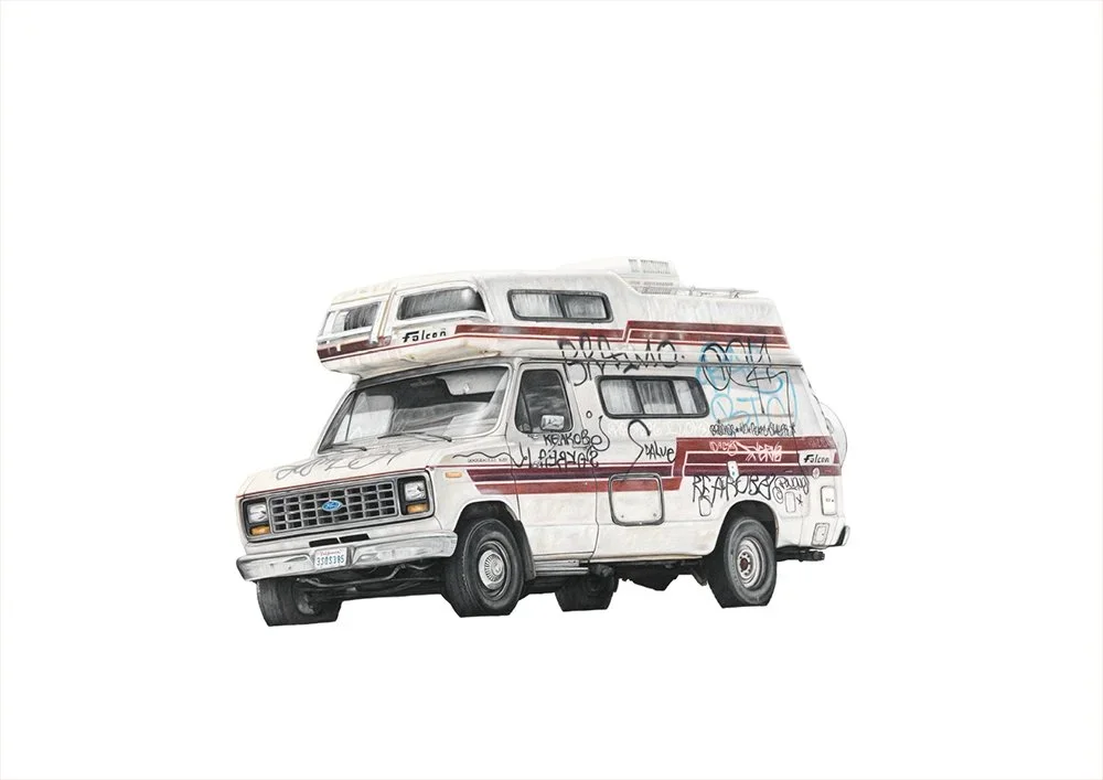 Paul White 'Echo Park Falcon' Print Available