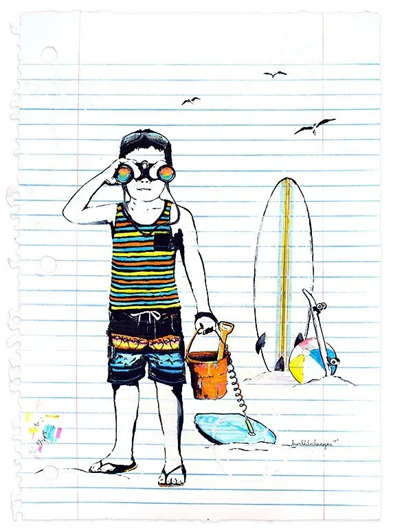 Bumblebee 'Beach Day' Original Available