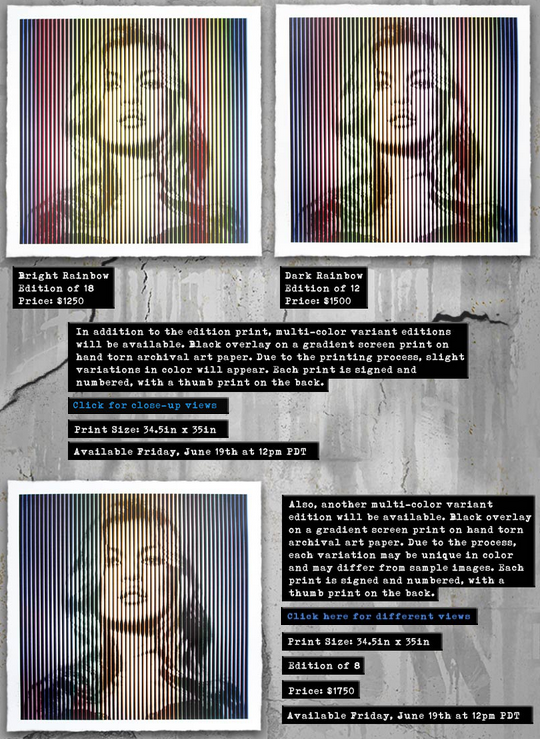 Mr Brainwash 'Fame Moss' Variants Release Details