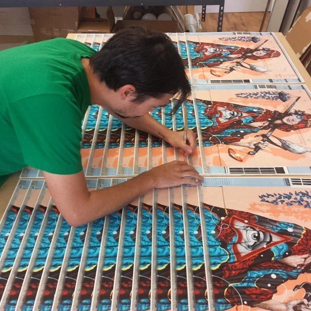 Tristan Eaton + Esao Andrews 'Static' Print Release Details Plus