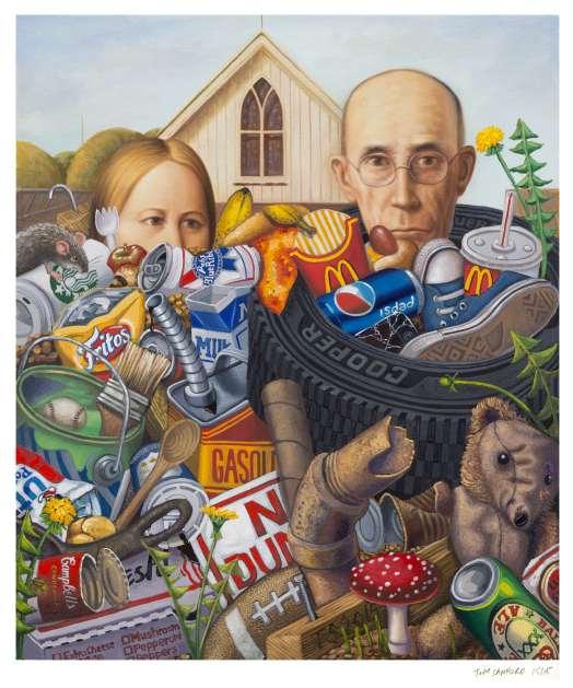 Tom Sanford 'American Garbage' Print Available