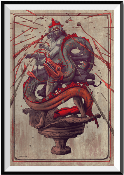 Smithe 'La Furia De Neptuno' Print Available