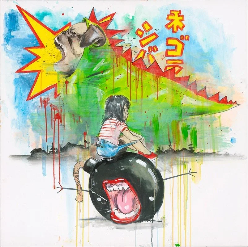 Lora Zombie 'Pugzilla' Print Available