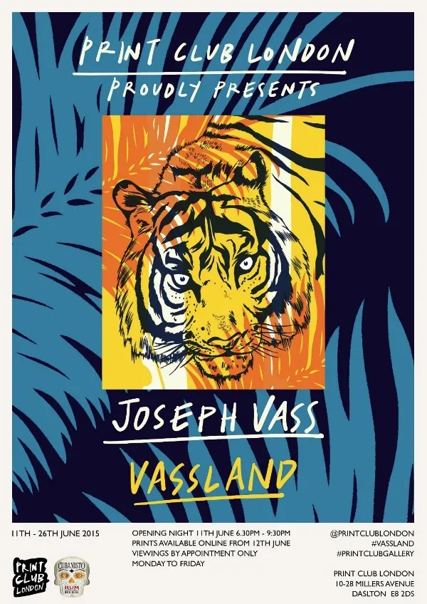 Print Club 'Vassland' Joseph Vass Art Show Details