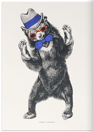 Chase + Wonder 'Party Animal' Print Available