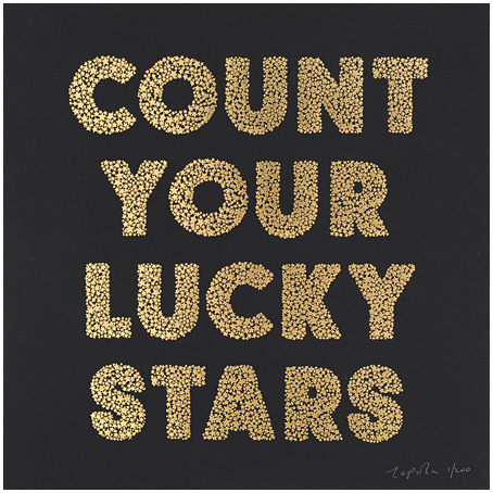 The Lepolas 'Count Your Lucky Stars' Print Available