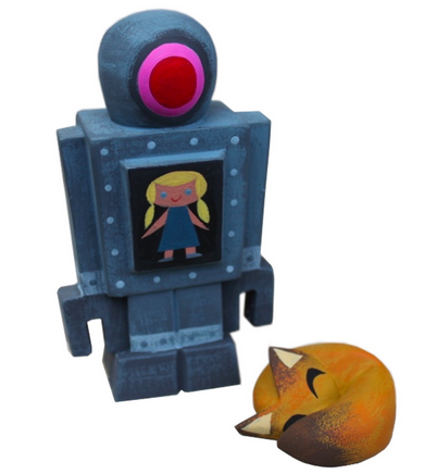 Amanda + Michelle 'Robot + Fox' Resin Figures Available
