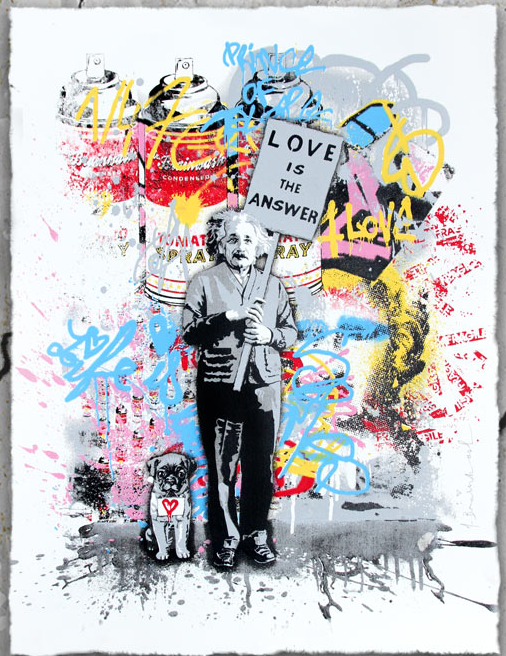 Mr Brainwash 'Love Is The Answer' Print Available