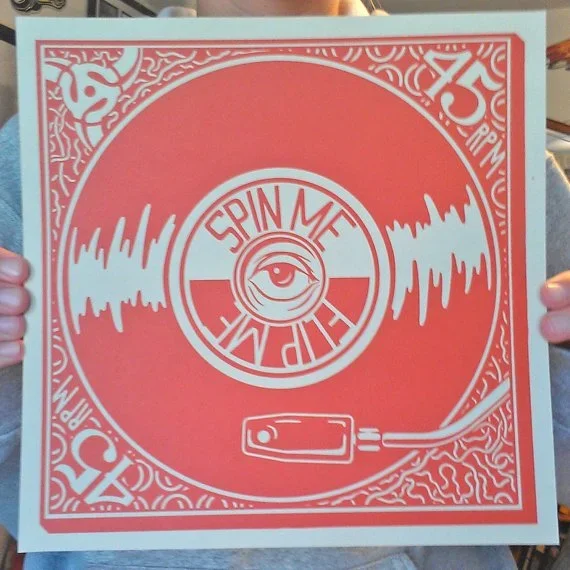 RedLetter 'Spin Me Flip Me' Print Available