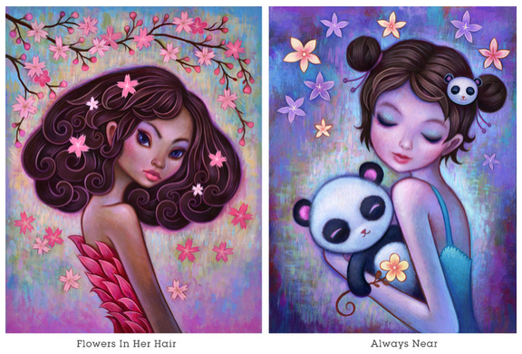 Jeremiah Ketner 'Flowers In Her Hair' + 'Always Near' Prints Available