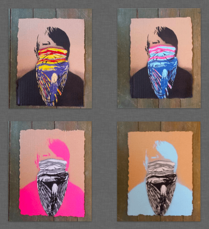 Armando Chainsawhands 'If I See One More Kid With a Bandana Over His Face, I'm Going to Scream' Stencil Prints Available