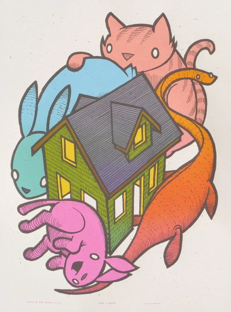 Jay Ryan 'Home Is Where(The House Is) Print Available