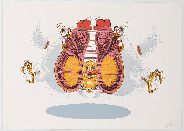 Nychos 'Chicken Dance' Print Available
