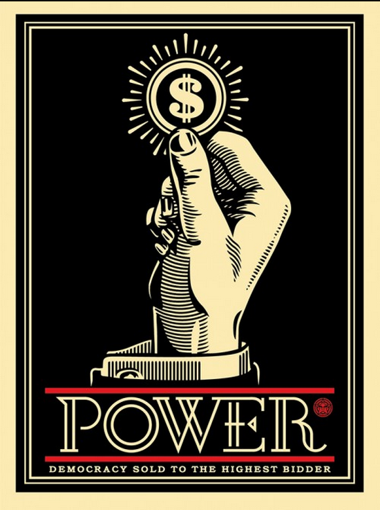 Obey 'Power Bidder' Print Release Details
