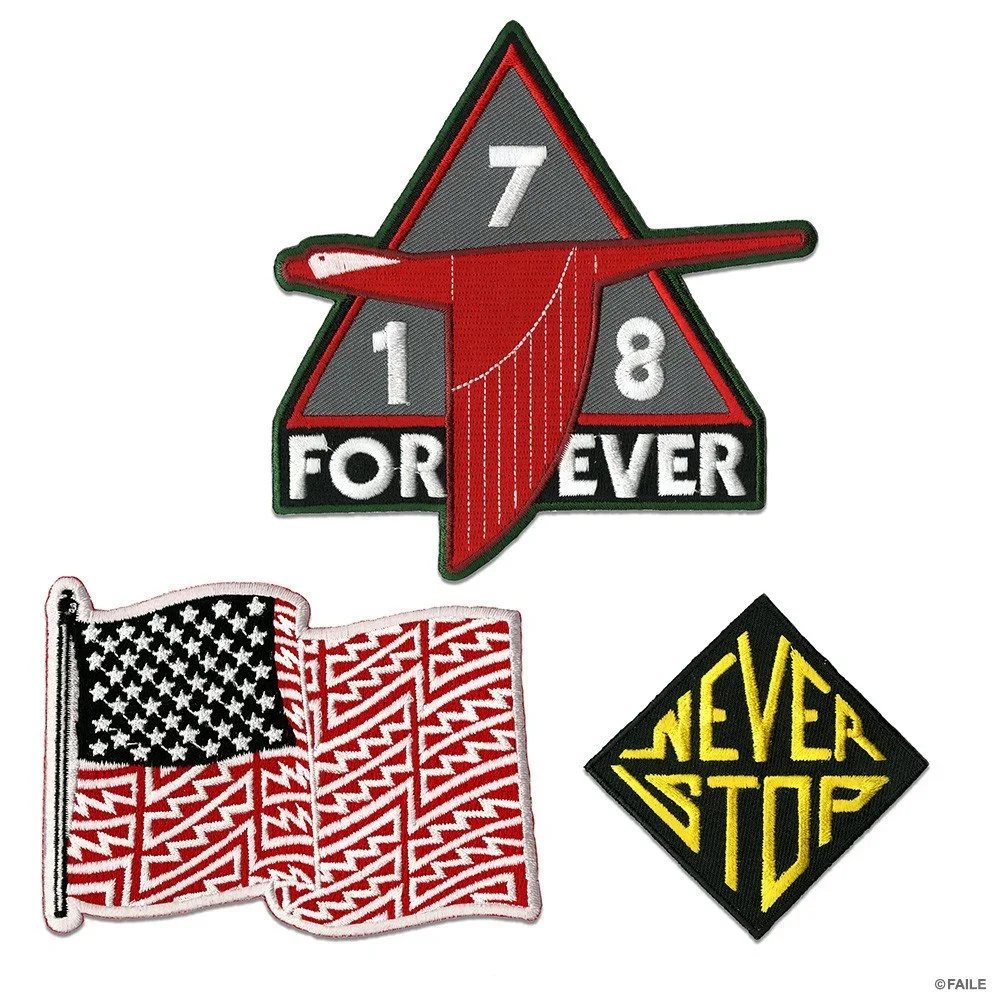 Faile '718', 'Star Spangled' + 'Never Stop' Patch Set Available
