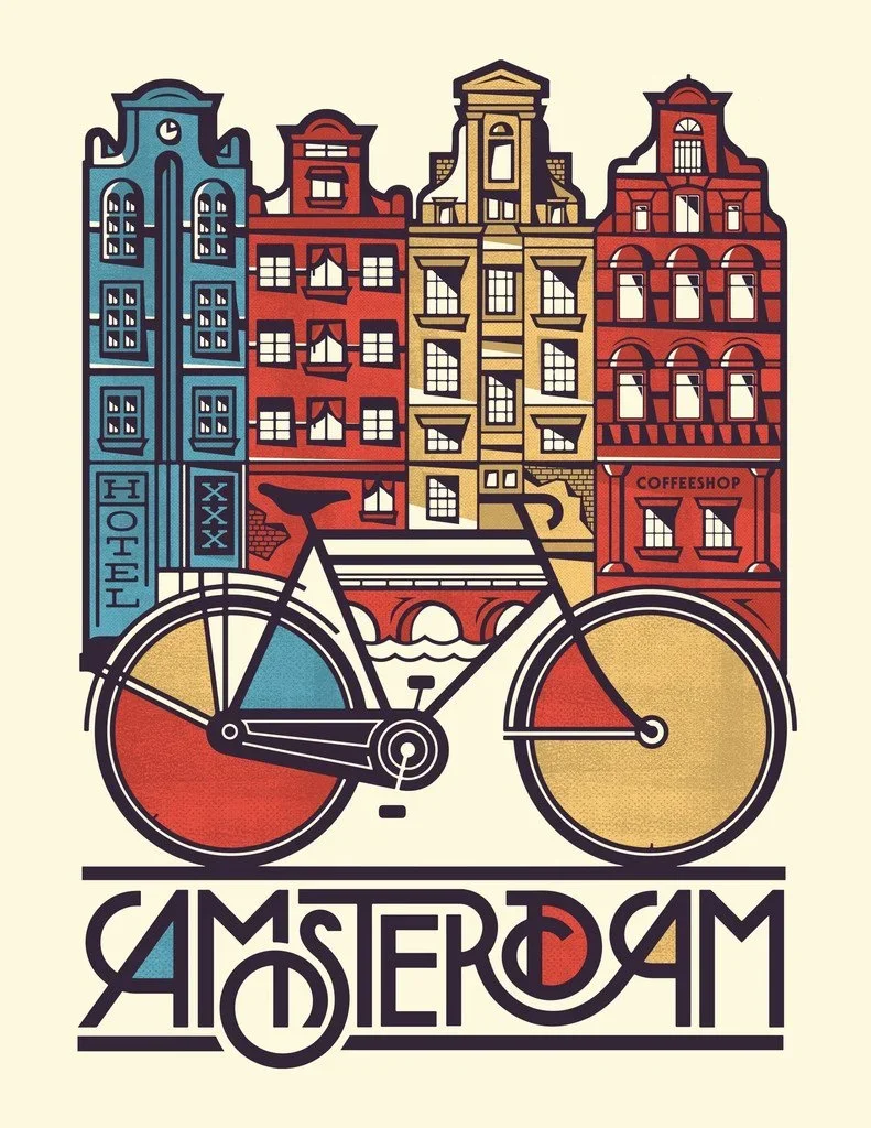 Calvin Sprague 'Amsterdam' Print Available