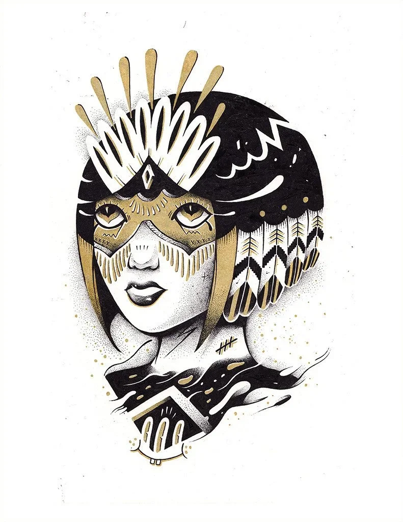 Anthony Sekyere 'Goldscar' Print Available