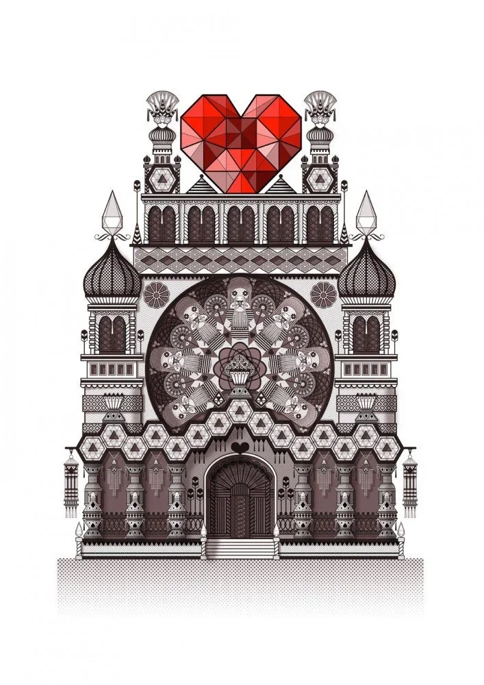 Koralie 'The Empirical Temple Of Love' Print Available