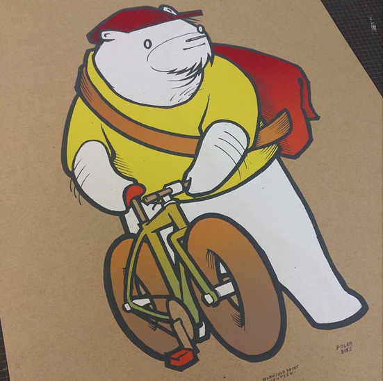Jay Ryan 'Polar Bike' Workshop # 17 Print Release Details