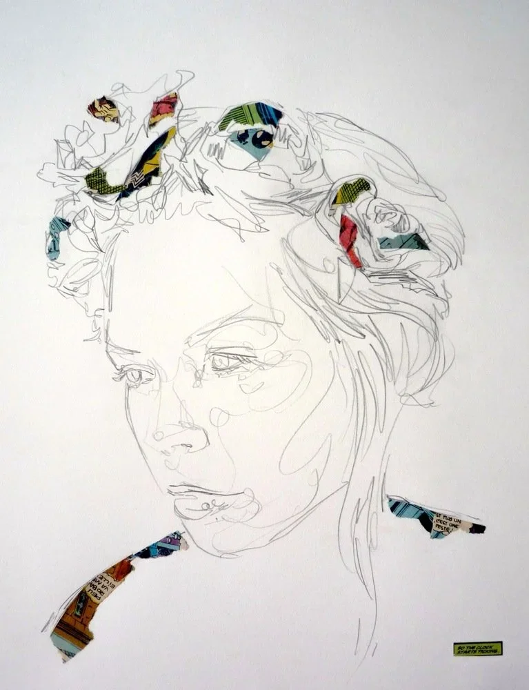 Sandra Chevrier 'Sketch On Paper 27' AWESOME Original Available