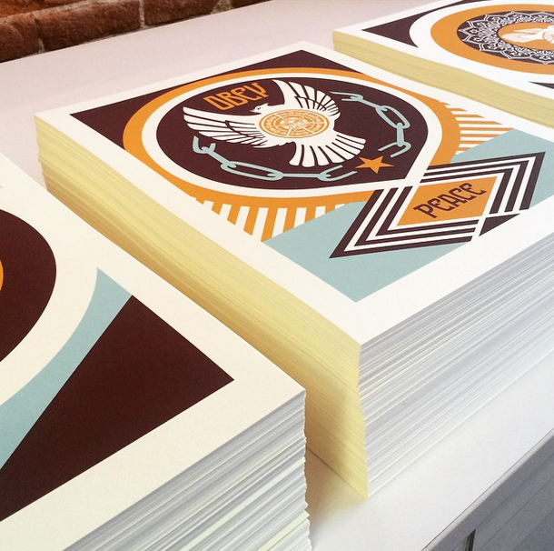Shepard Fairey / PosterChildPrints 'Peace Series 2' (Doves) Available Today!!