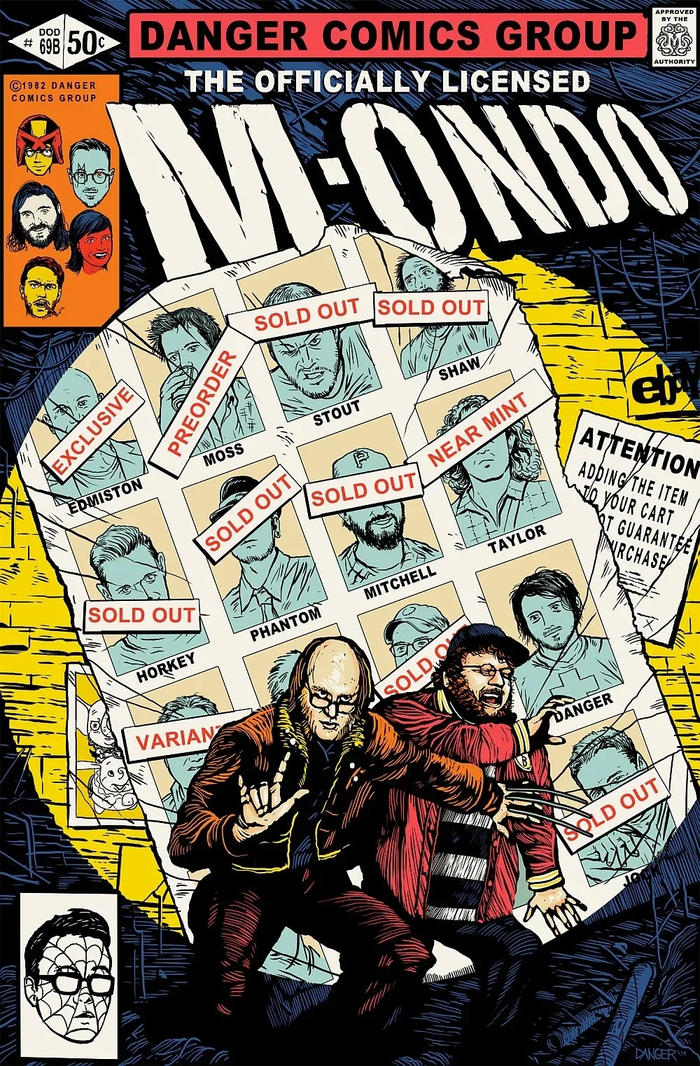 Daniel Danger 'Days Of Mondo Past' Print Available This Weekend ONLY