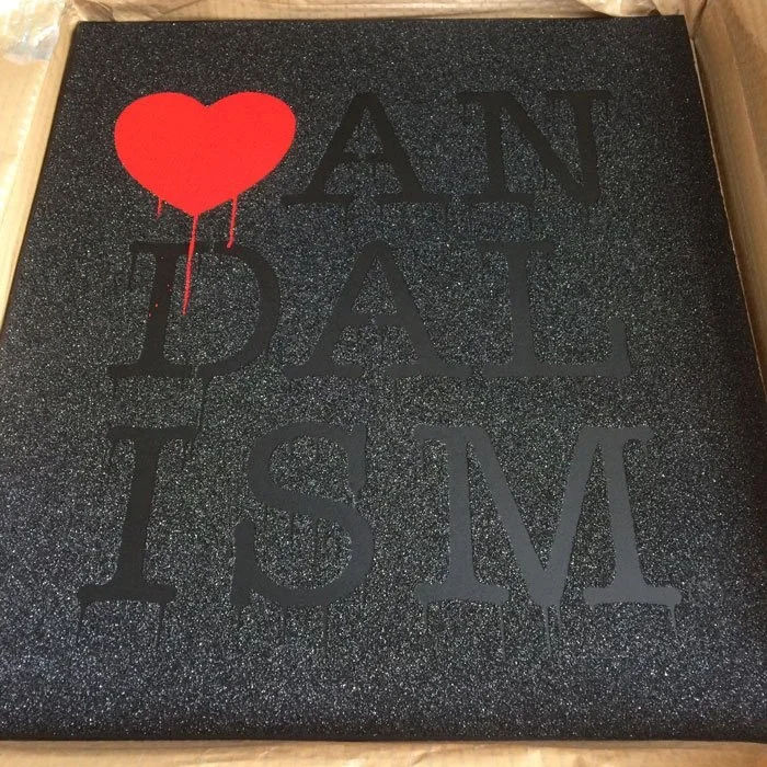 Nick Walker 'Vandalism' Black Diamond Dust Print Available