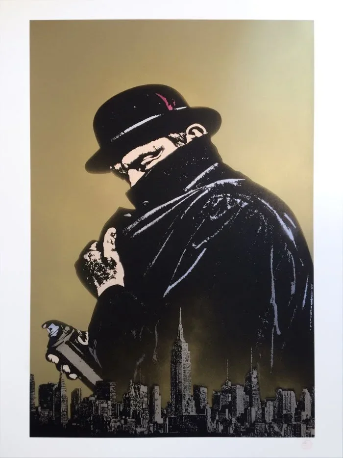 Nick Walker 'Gotham Vandal' Gold Print Available
