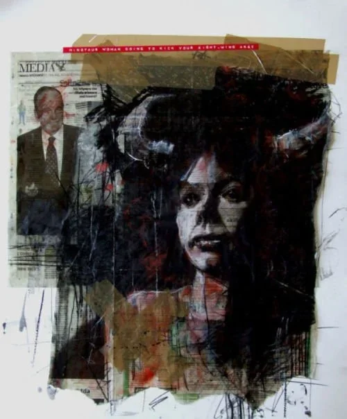 Guy Denning 'Minotaur Woman Gonna Kick Your...' Print Available