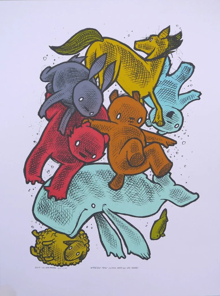 Jay Ryan 'When We Had Thumbs' Print Available