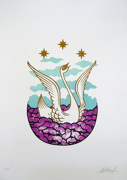 Stephan Doitschinoff 'O Cisne' Print Available