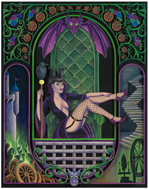 Arlene Booth 'Mistress Of All Evil' STUNNING Original Available