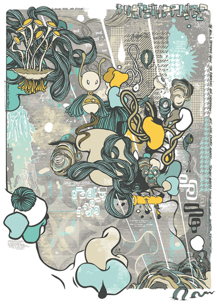 Bo130 &amp; Microbo 'O Sole Mio' Print Available