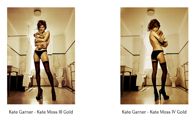Kate Garner 'Kate Moss' GOLD Prints Available