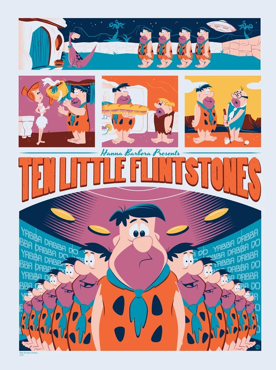 Dave Perillo 'Ten Little Flintstones' Print Release Details