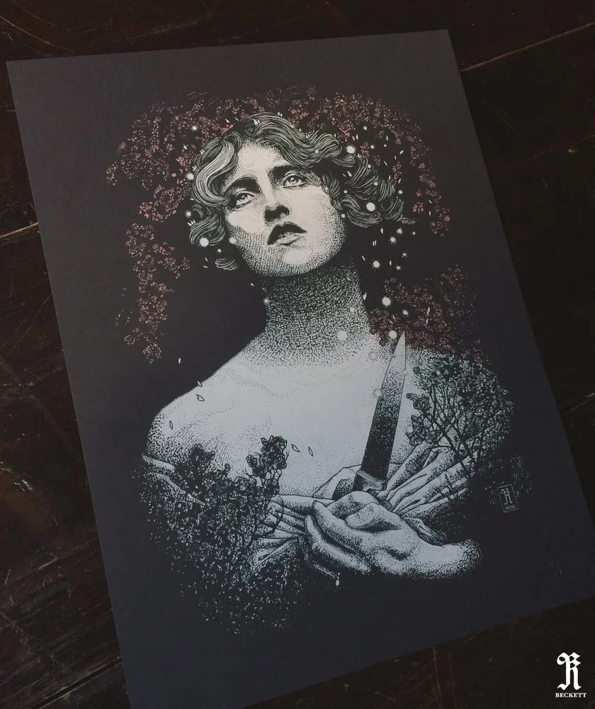 Richey Beckett 'Tender Abuse' Red or Blue Print Release Details