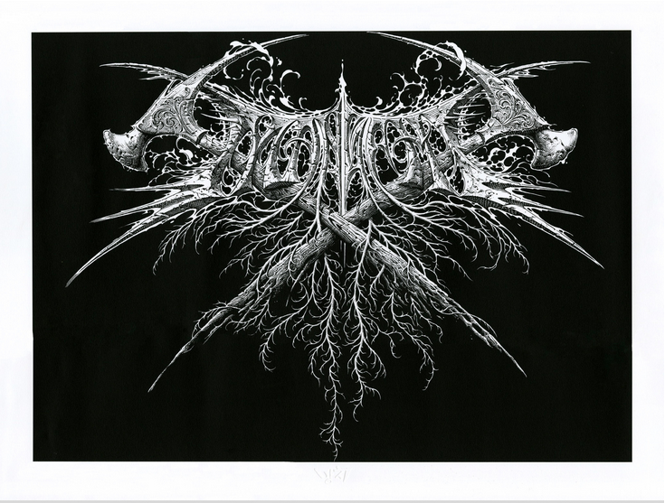 Aaron Horkey 'Mangchi' Print Available