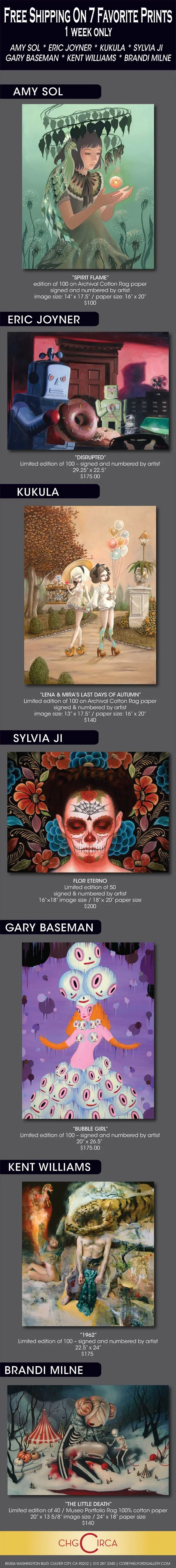 Amy Sol, Silvia Ji, Kukula, Brandi Milne... FREE SHIPPING!