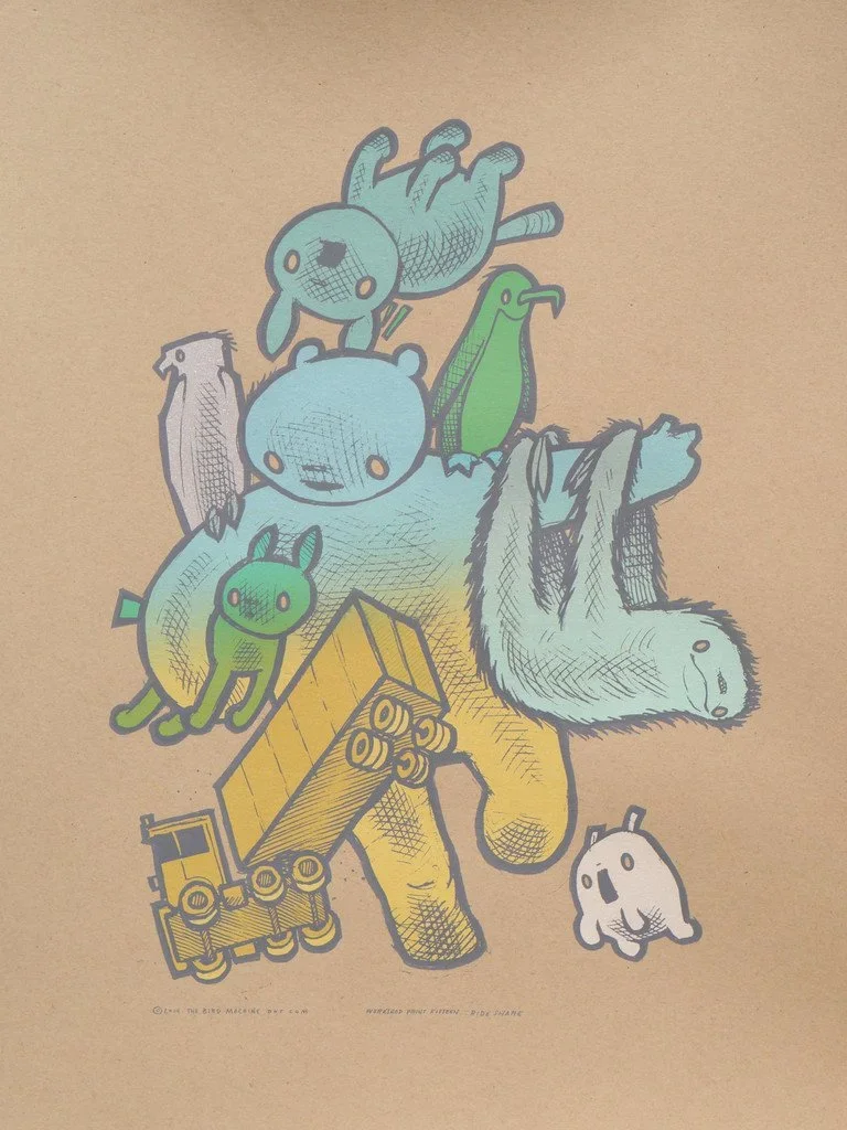 Jay Ryan 'Ride Share' Print Available