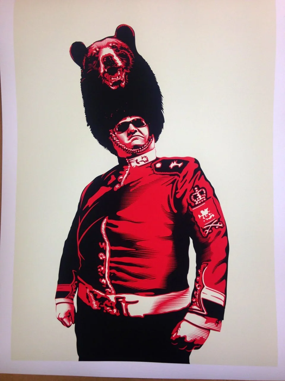 Rourke Van Dal 'Bear With A Sore Head' Print Available