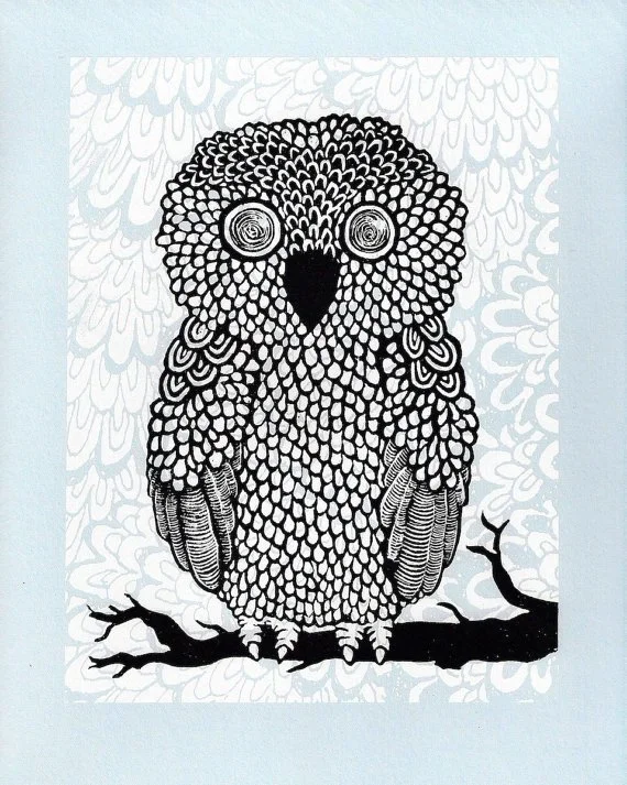 Amanda James 'Owl' Prints Available