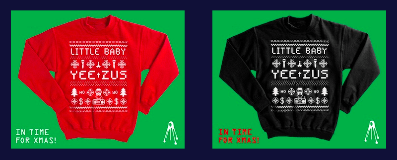 Kii Arens 'Little Baby Yeezus' Xmas Sweatshirts Available