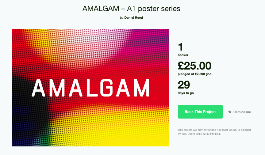 Daniel Reed BEAUTIFUL 'Amalgam 1-4' Prints Via Kickstarter