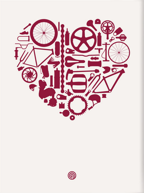 Anthony Oram 'Bike Love' Print Available