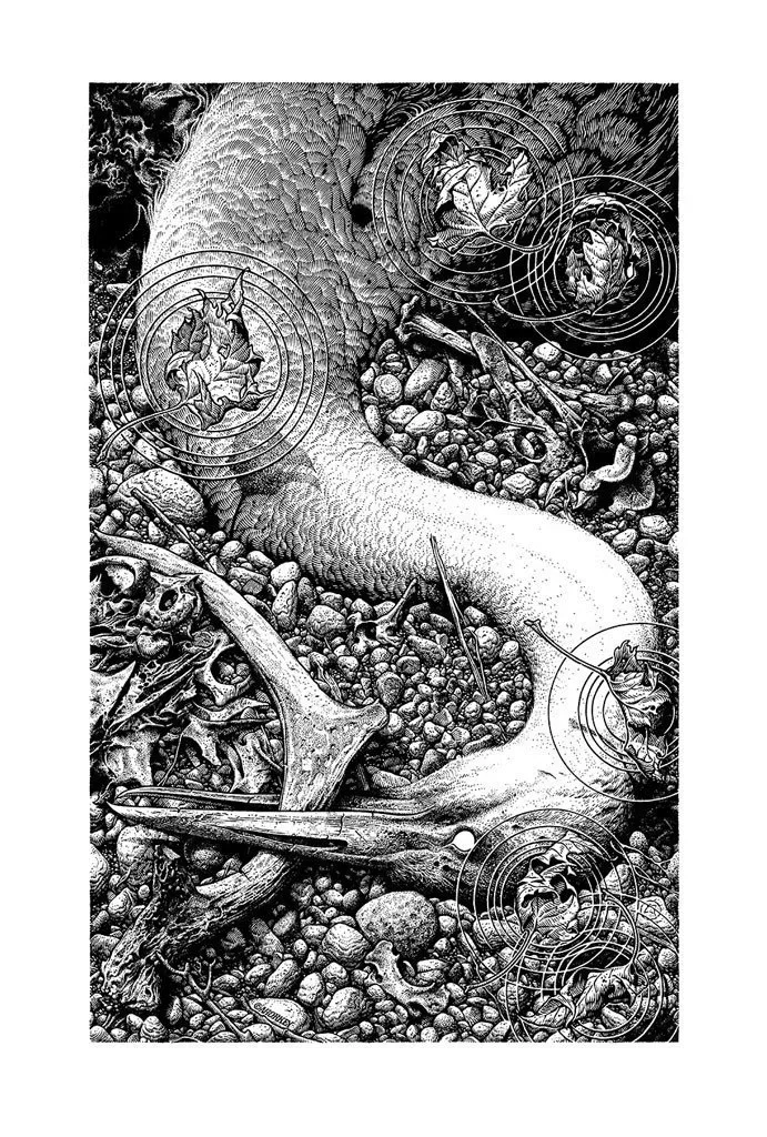 Aaron Horkey 'Black Lake' Timed Edition Print Available